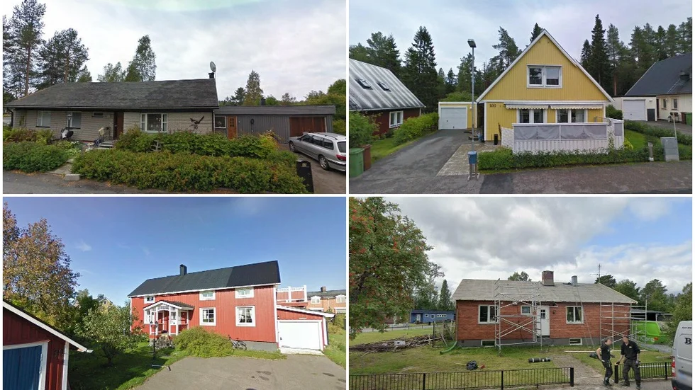 Midsommarvägen 40, Blidvägen 300, Gallringsvägen 28 och Gamla Vägen 39