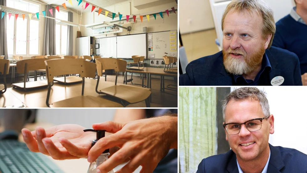 Bildningscheferna Per-Arne Sterner och Johan Wernström meddelar att skolorna har en ökad medvetenhet när terminen inleds.
