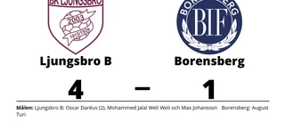 August Turi enda målskytt när Borensberg föll