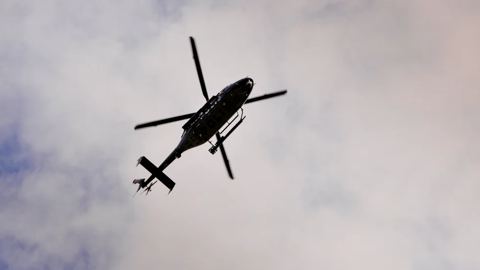 Under måndagskvällen ryckte polis ut till Arvidsjaur med helikopter efter larm om bråk. En anmälan om misshandel har upprättats. (Arkivbild)