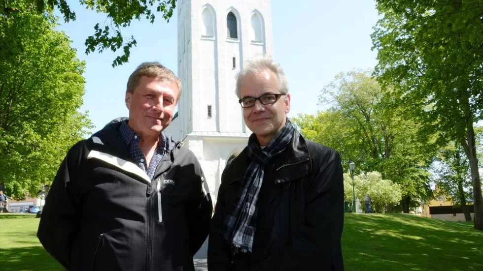 Johan Lundgren och Mikel Billemar kan presentera ett rikt program i Motala kyrka under Vätternrundahelgen.