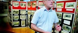 Vykort med historisk utsikt
