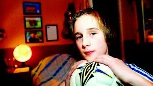 Blivande fotbollsproffs. Felix Tengver ska gå fotbollshögstadium i Göteborg och drömmen är att någon gång i framtiden få spela i favoritlaget Real Madrid.Foto: Matilda Ahl