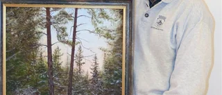 Målade sin tokiga tjädertupp