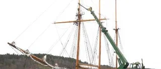 Bramsegel ger Vega ny ståtlig skepnad
