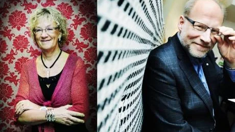 Gunnel Ohlin och Stefan Attefall, två av huvudpersonerna vid kristdemokraternas årsmöte i Västervik på lördagen. Foto: Ellen Kindstrand