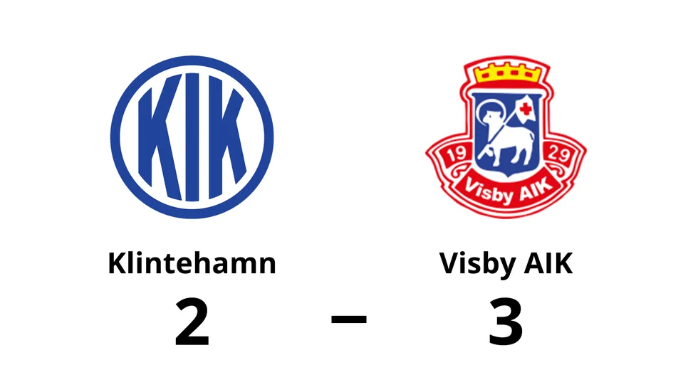 Klintehamns IK förlorade mot Visby AIK