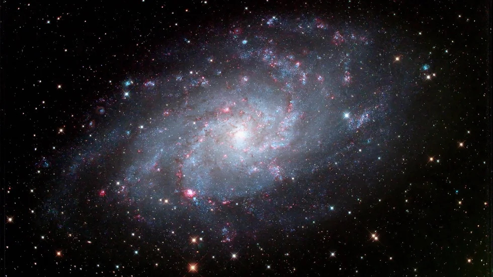 En av Lars Anmarks astrofoton, tagen från Holmhällar.