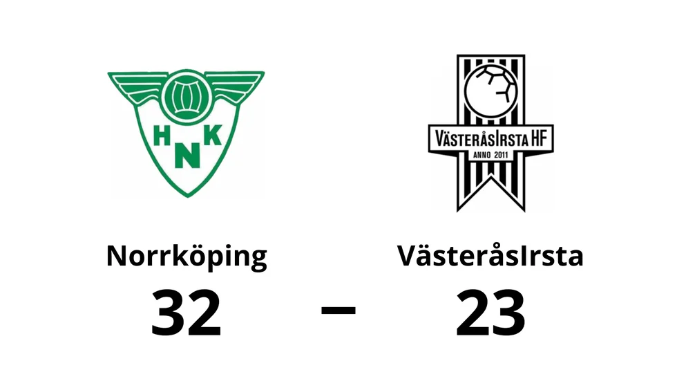 Norrköping vann mot VästeråsIrsta
