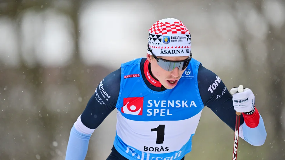 William Poromaa var överlägsen i masstarten i SM.
