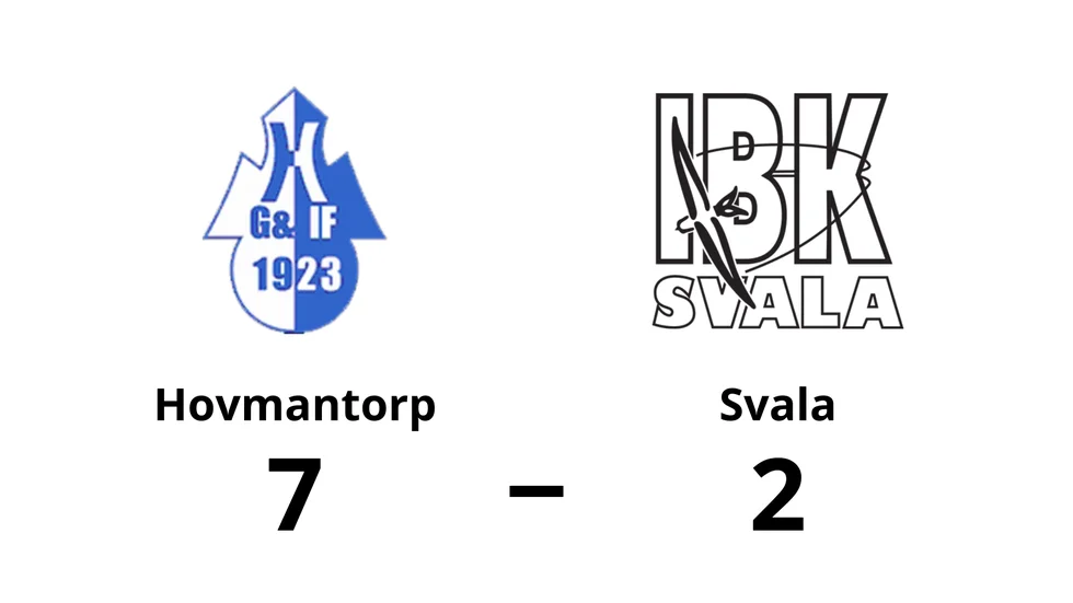 Hovmantorps GoIF vann mot IBK Svala