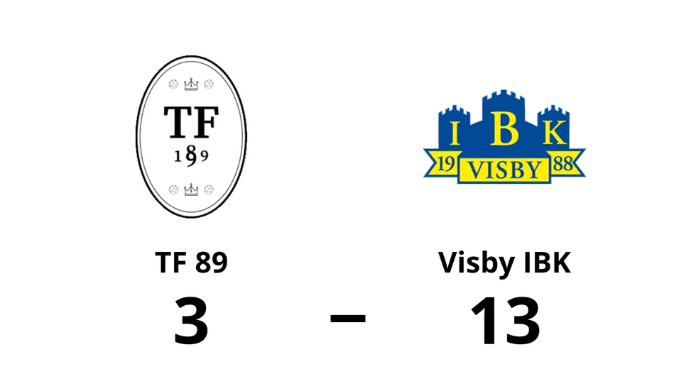 TF 89 förlorade mot Visby IBK