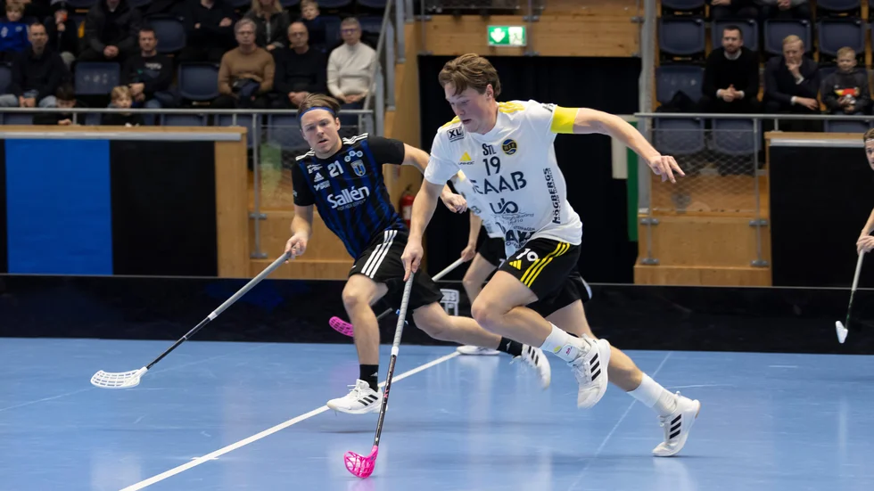 Hagundas lagkapten (19) Adam Nilbrink fick se sitt lag förlora första kvalmatchen till SSL. (Arkivbild)