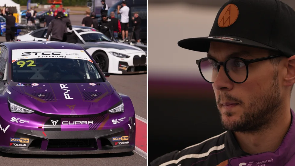 Anton Marklund körde in på tredje plats och är på pallen för första gången.