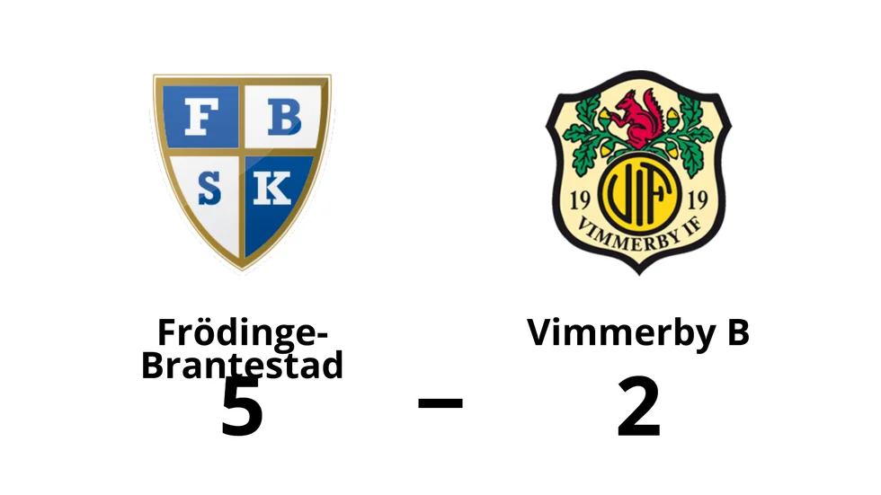 Frödinge-Brantestad vann mot Vimmerby IF B