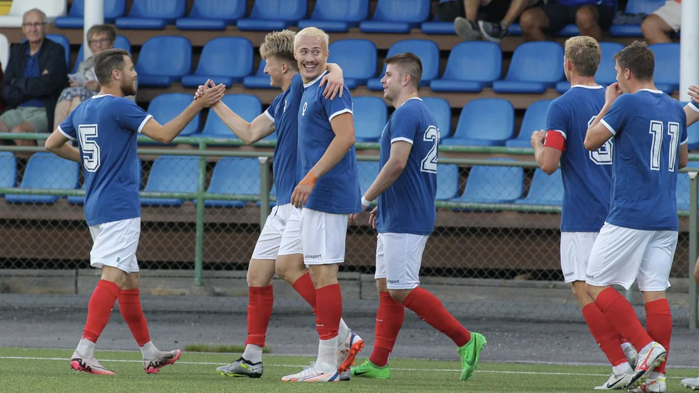 ÅFF-jubel under starka segermatchen mot Sleipner senast.