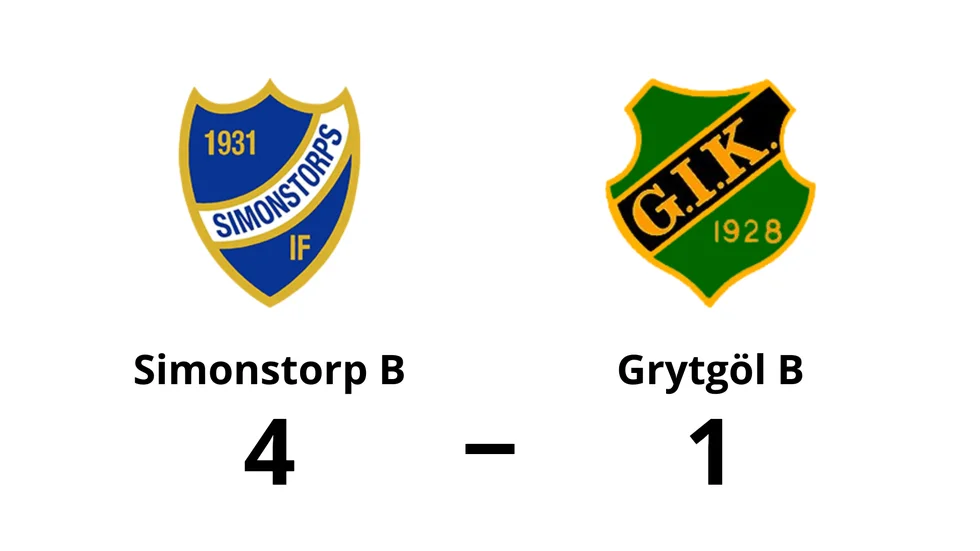 Simonstorps IF B vann mot Grytgöls IK B