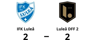 Luleå DFF 2 fixade kryss borta mot IFK Luleå
