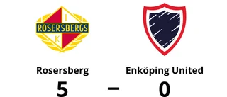 Enköping United utklassat av Rosersberg borta – med 0-5