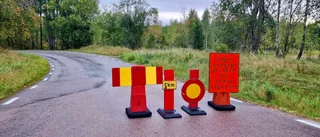 Avstängd allé – trafikanter får ta annan väg