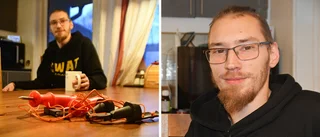 Nicklas, 33, och sonen gick genom isen – dramatisk räddning