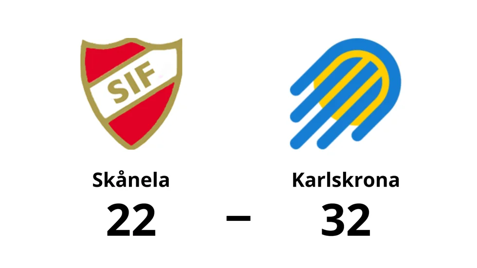 Skånela förlorade mot Karlskrona