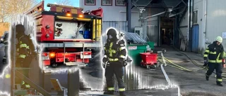 Industribrand härjade i Stigtomta – öppna lågor i kylanläggning