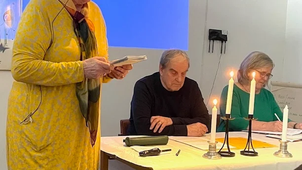 De som avlidit under året hedrades på årsmötet.