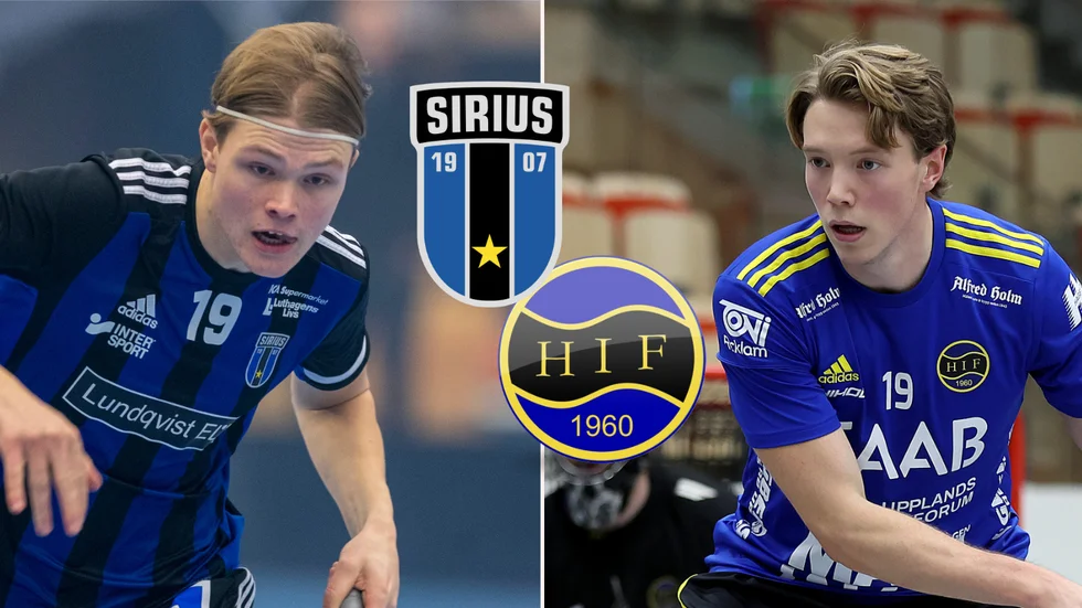 Axel Solander och Adam Nilbrink. Lagkaptener i Sirius och Hagunda. På fredag kväll möts de i säsongens andra derby.