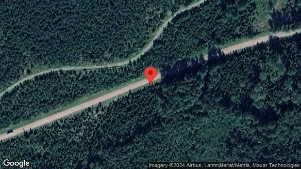 Stopp på väg 758 på grund av en trafikolycka
