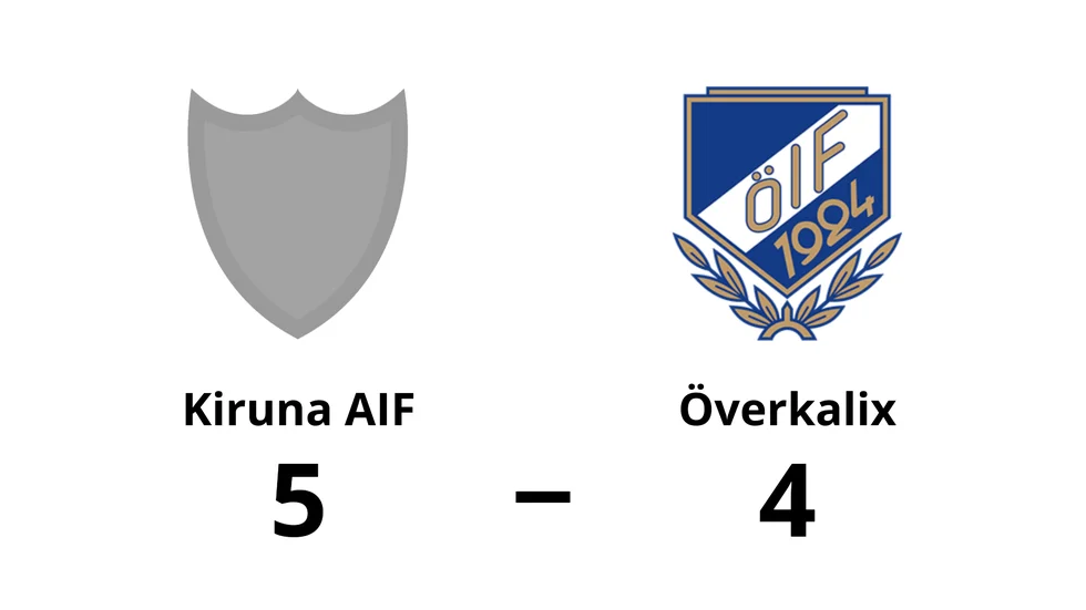 Kiruna AIF vann mot Överkalix