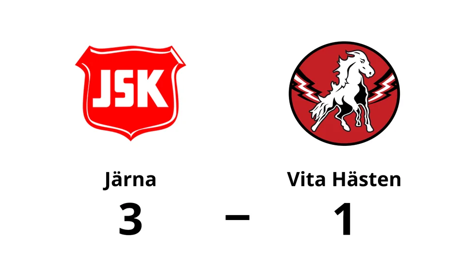 Järna SK vann mot HC Vita Hästen