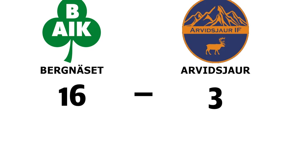 Bergnäsets AIK vann mot Arvidsjaur IF
