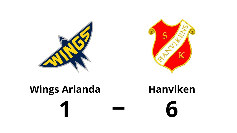 Wings HC Arlanda förlorade mot Hanvikens SK