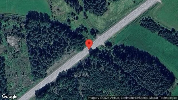 Stopp på grund av brinnande fordon på väg 215