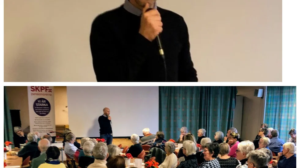 Claes Nordmark inledde höstmötet.