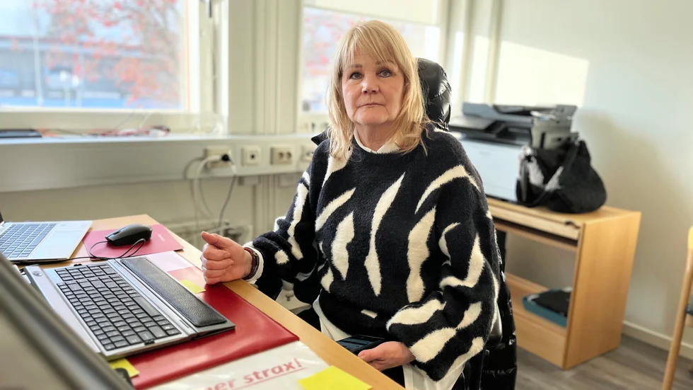 Gunilla Eliasson har 39 år i yrket och hon jobbar i poolen när hon inte tjänstgör på fackexpeditionen.