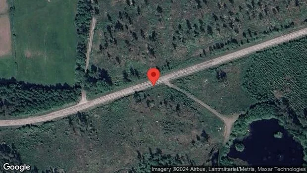 Problem i trafiken efter nedfallna träd på väg 891