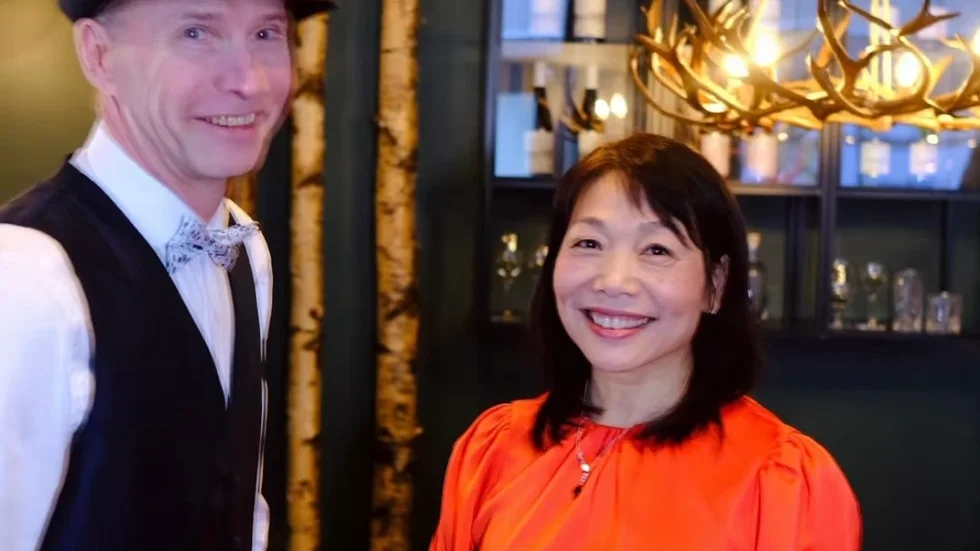 Lars Normark och Li Holmberg i Bar Nordic.