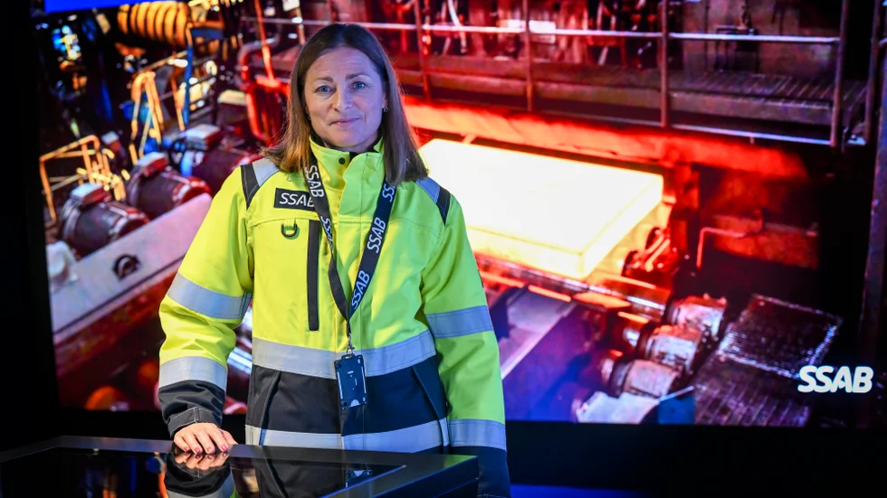 Karin Palmqvist är platschef på SSAB Oxelösund.