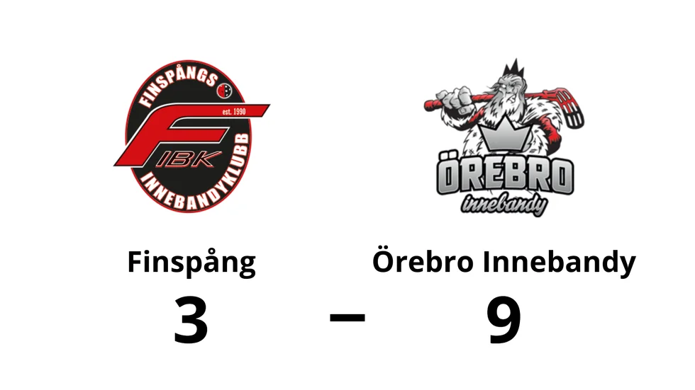 Finspång förlorade mot Örebro Innebandy