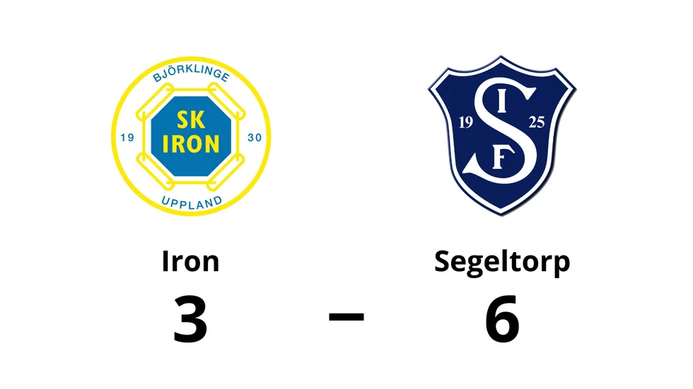 SK Iron Hockey förlorade mot Segeltorp