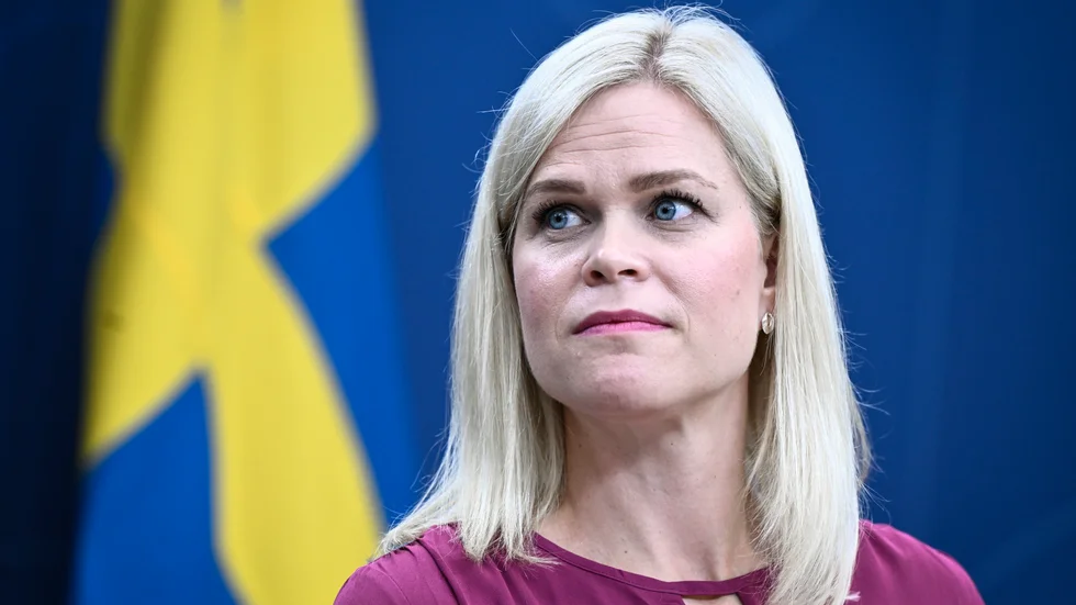 Jämställdhets- och arbetslivsminister Paulina Brandberg (L) lider av bananfobi. Arkivbild.
