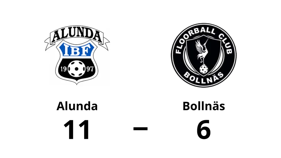 Alunda IBF vann mot FBC Bollnäs