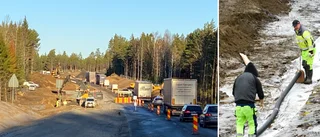 Stöldvågen – vid vägbygget: "Det är svårt"