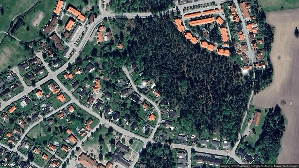 Området kring Lärarvägen 25