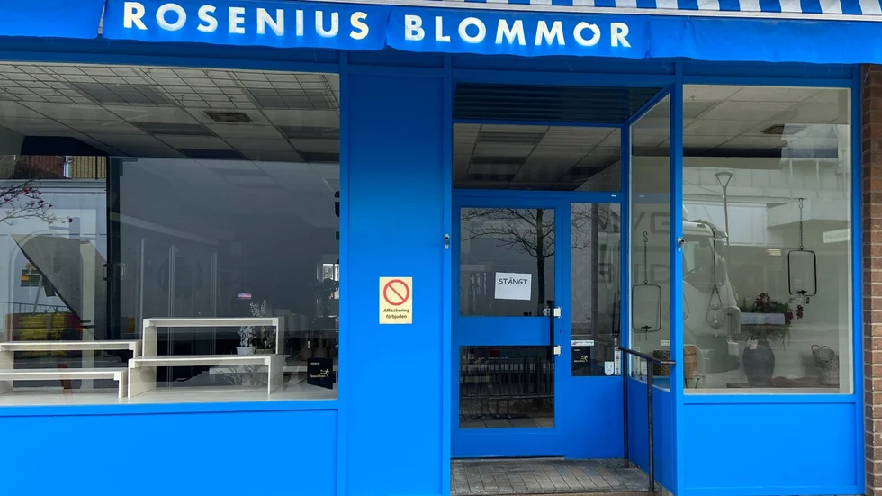 I veckan har anrika Rosenius blommor försatts i konkurs. Butiken på Trädgårdsgatan bommade igen i början av året.