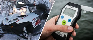 Man tagen för skoterfylla – fick 56 000 i böter på plats