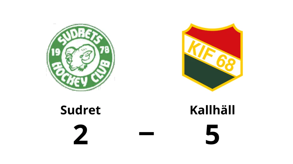 Sudrets HC förlorade mot Kallhälls IF
