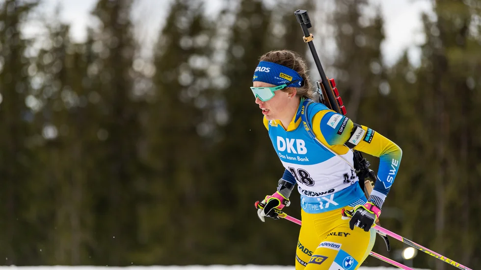 Elvira Öberg blev bästa svenska när jaktstarten avgjordes i Östersund.